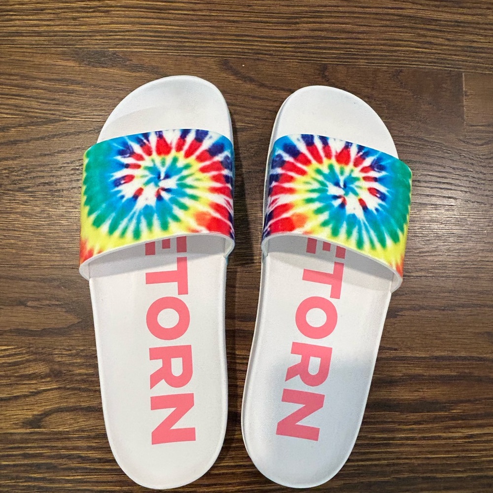 Tretorn Tie-Dye Slide Sandals